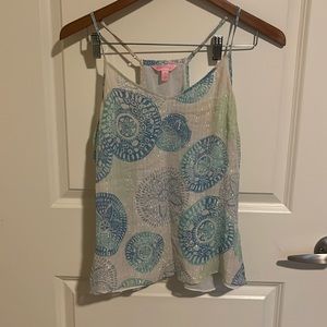 Lilly Pulitzer strappy top with starfish-like detail